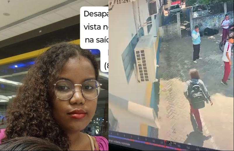 Adolescente desaparece após sair de escola em Teresina; família pede ajuda
