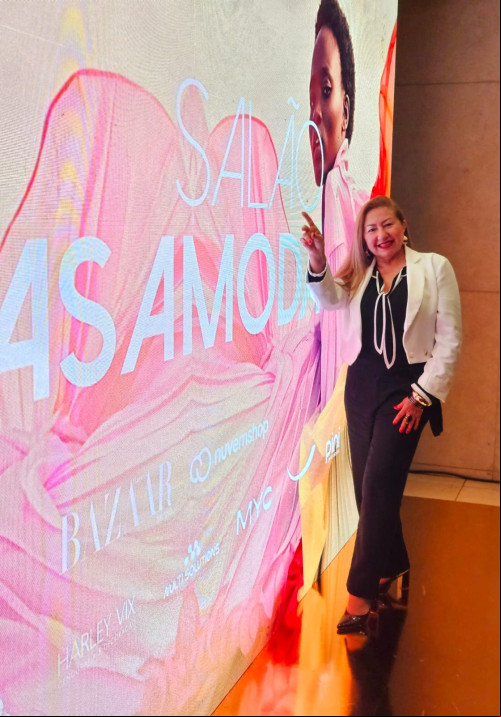 Um click da empresária Pastora de Brito - by Alpha Modas Teresina participou do evento de moda Salão CASAMODA em São Paulo