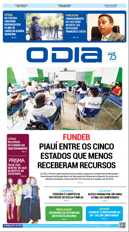 Confira os destaques do Jornal O Dia desta segunda (18)