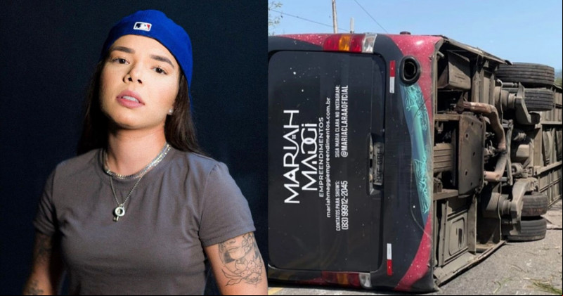 Cantora Maria Clara sofre acidente em rodovia de Alagoas - (Reprodução/Instagram )