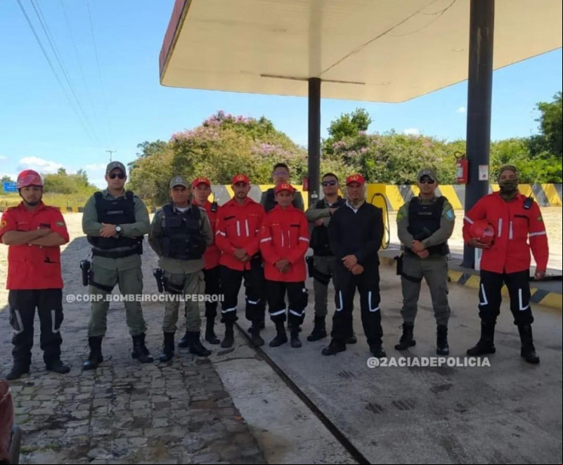 Corpo de Bombeiros e Polícia Militar se uniram nas buscas pelo adolescente - (Reprodução/Redes Sociais)