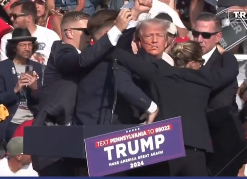 Trump diz que tiro atingiu orelha e que sentiu a bala raspando a pele; veja vídeo