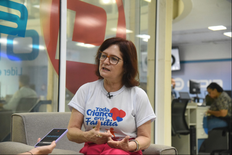 Francimélia Nogueira, coordenadora do Centro de Reintegração Familiar e Incentivo à Adoção (Cria) - (Assis Fernandes/ODIA)