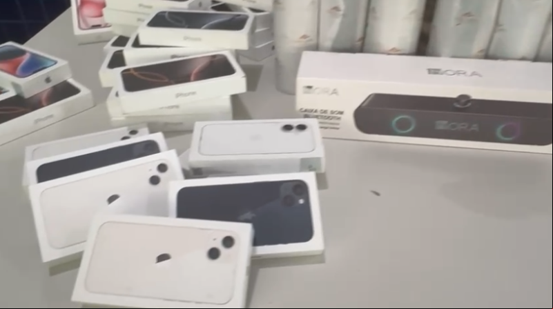 PRF apreende iPhones e vinhos importados sendo contrabandeados em Floriano