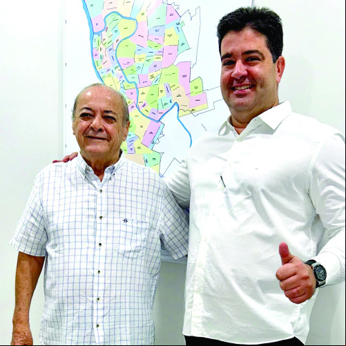 Vereador Luis Andre (PL) foi recebido pelo prefeito eleito de Teresina, Dr. Silvio Mendes.