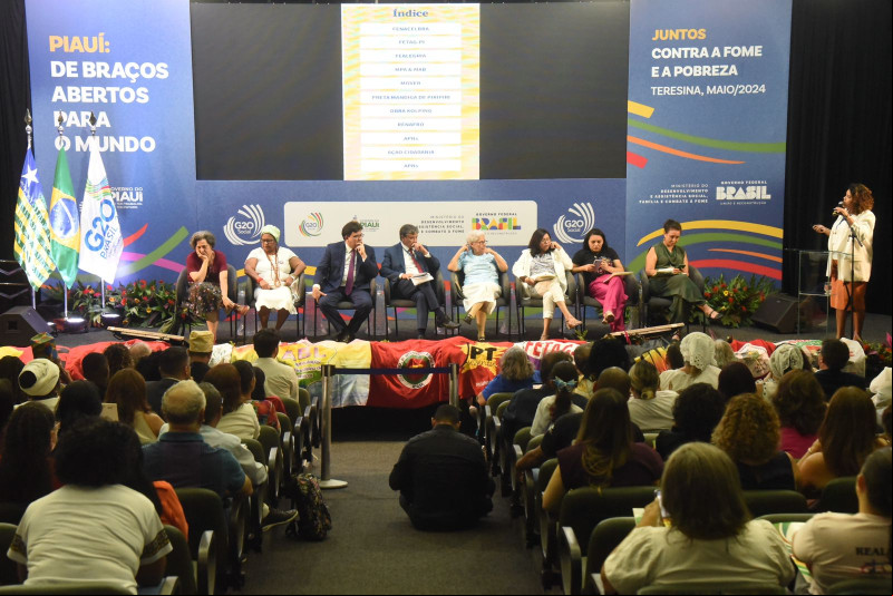 G20 em Teresina: representante da ONU diz que fome e pobreza são problemas de todos