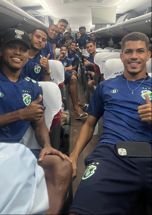 Altos enbarca para confronto contra o Sousa-PB, pela Copa do Nordeste - (Ascom / Altos)