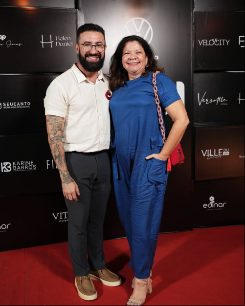 #Migs - Um click dos queridos David Carvalho e Adriana Lemos em evento badalado. Chics!!! - (Arquivo Pessoal)