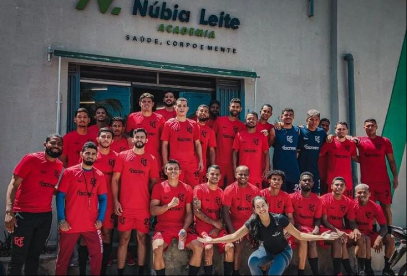 Elenco do Flamengo-Pi para a Série B do estadual deste ano. - (Reprodução / Redes Sociais)