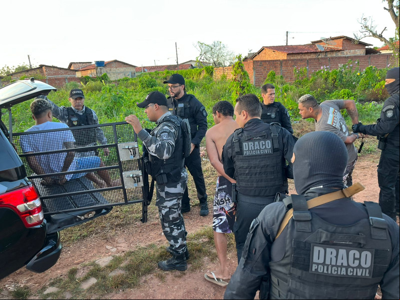 Alvos são integrantes de facções criminosas - (Divulgação/Polícia Civil)