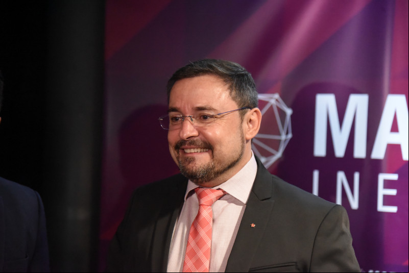 Fábio Novo foi outro homenageado no Marcas Inesquecíveis 2023. - (O DIA)