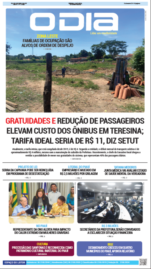 Confira os principais destaques do Jornal O Dia desta sexta-feira (16)