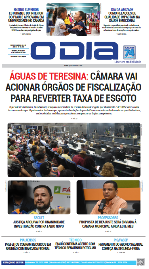 Confira os principais destaques do Jornal O Dia desta sexta-feira (14) - (Reprodução)