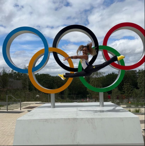 Rebeca Andrade inscreve novo salto para Olimpíadas de Paris