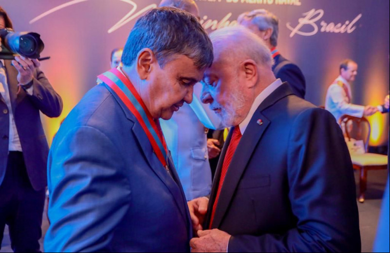 Lula e Wellington durante agenda na última quarta (12) - (Ascom MDS)
