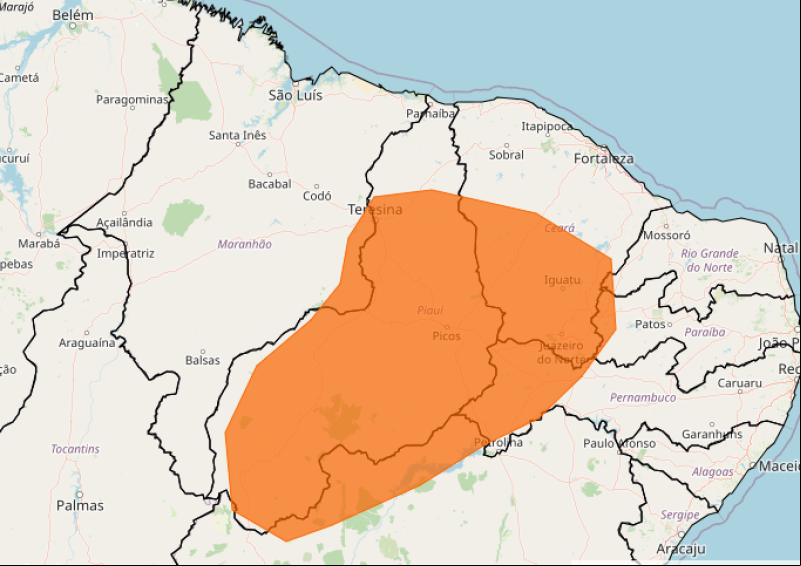 85% dos municípios piauienses estão em alerta de baixíssima umidade do ar
