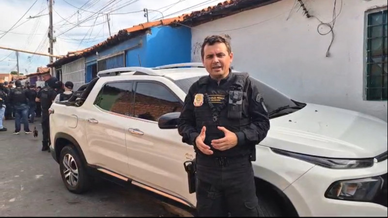 Caminhonete apreendida na operação do Draco - (Divulgação/PI)