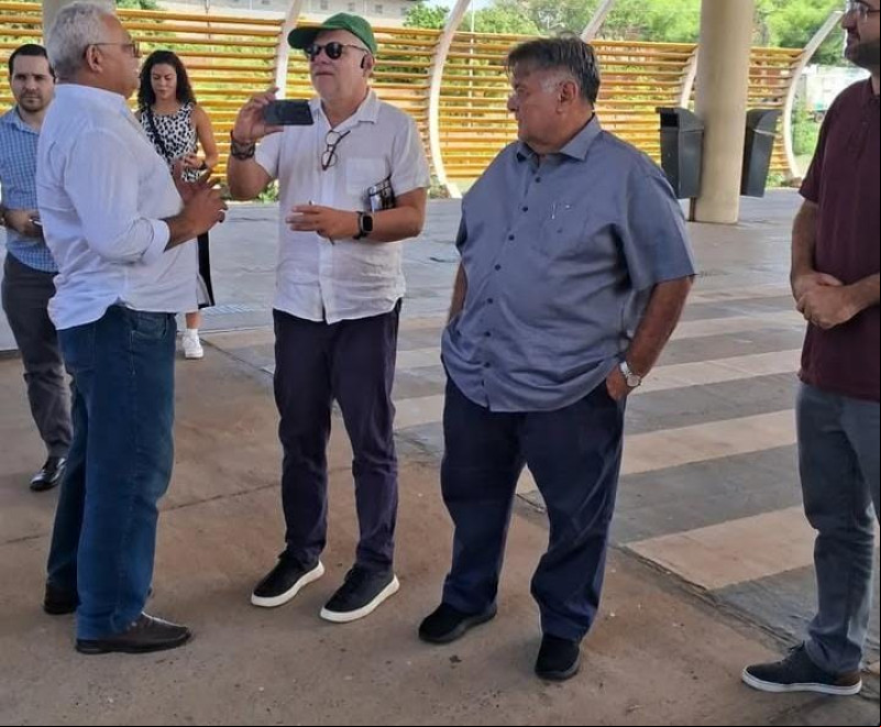 Visita técnica em terminal de integração de Teresina - (Reprodução/Strans)
