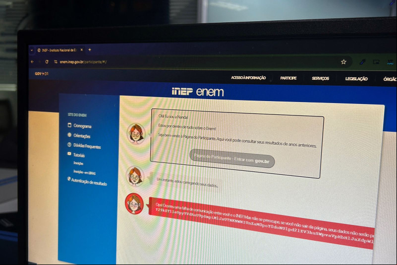 Enem: Site do Inep apresenta instabilidade após divulgação do resultado; saiba o que fazer