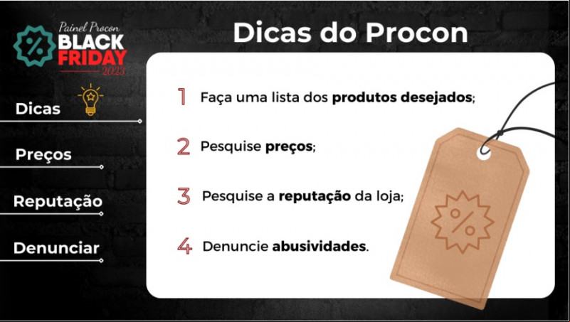 Procon-PI Black Friday 2023 - (Divulgação/MPPI)