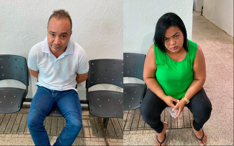 Casal é preso suspeito de aplicar golpes em idosos na cidade de Piripiri