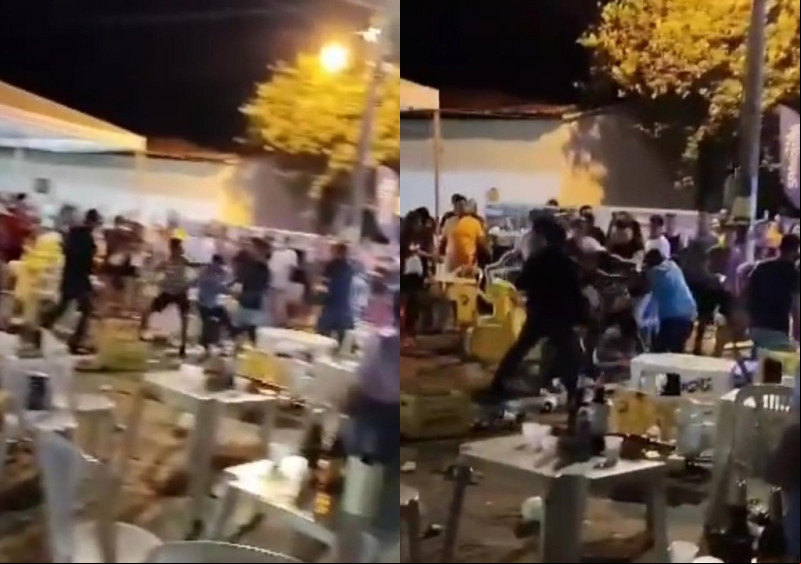 Festa do ‘Dia das Mães’ termina em briga generalizada em Castelo do Piauí