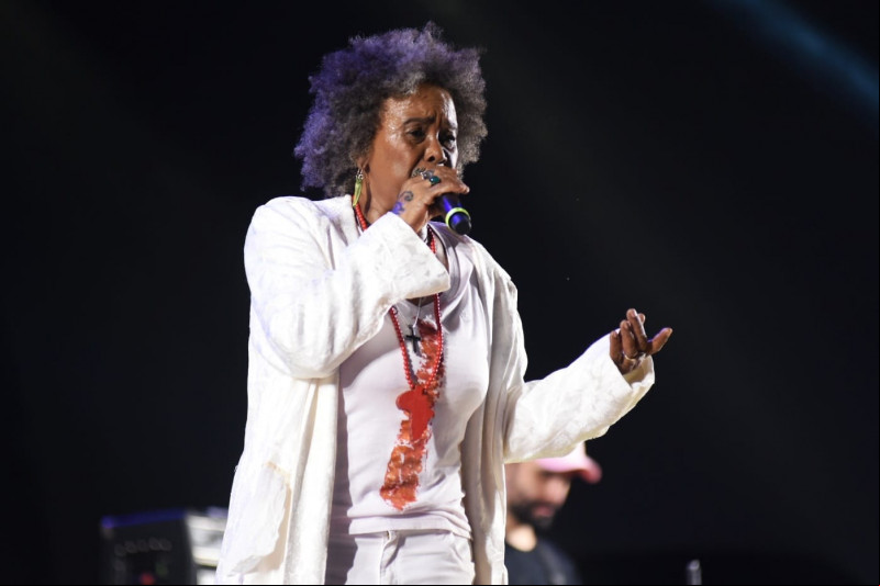 Sandra Sá faz show de enaltecimento da música negra no Piauí Pop