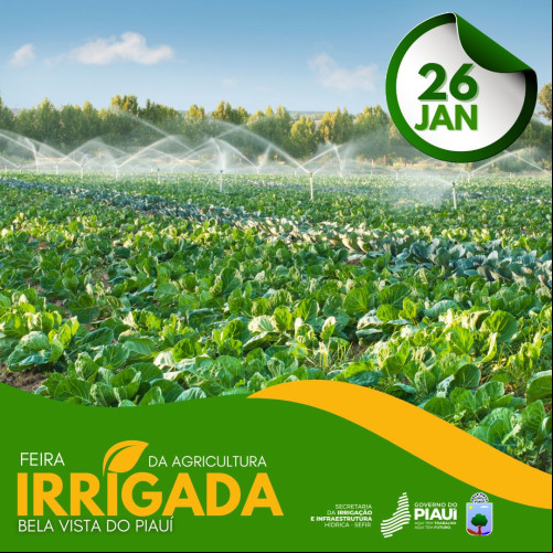 Bela Vista do Piauí recebe a feira da agricultura irrigada realizada pela SEFIR