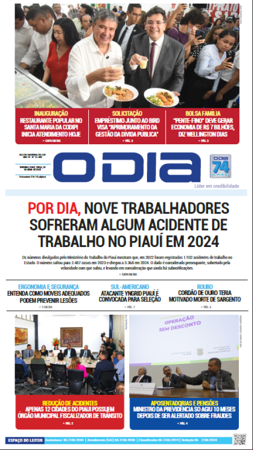 Confira os principais destaques do Jornal O Dia desta terça-feira (29)