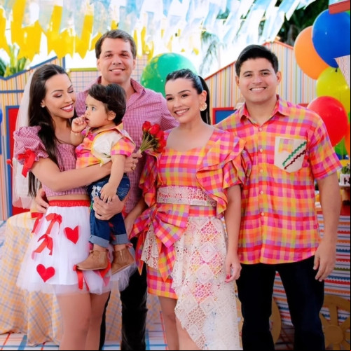 Os queridos Helton Brito & Roberta Albino comemoraram no dia 7/6 o primeiro aniversário do filho Joaquim no Haras Noroeste