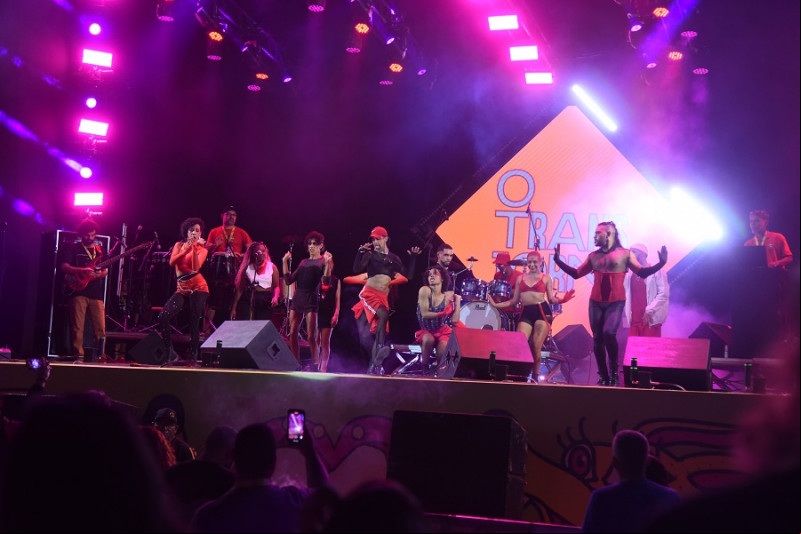 O Transtorno se apresentou na terceira noite de Piauí Pop. - (Assis Fernandes/O Dia)
