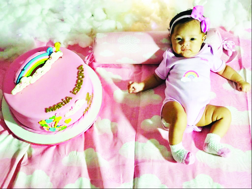 Ilustrando nossa coluna, a princesinha Maria Isadora (filha do casal Francisco Fernandes Filho e Edilene Monte) que segunda-feira ADA completou 2 meses de vida. Parabéns !!!!! - (Arquivo Pessoal)