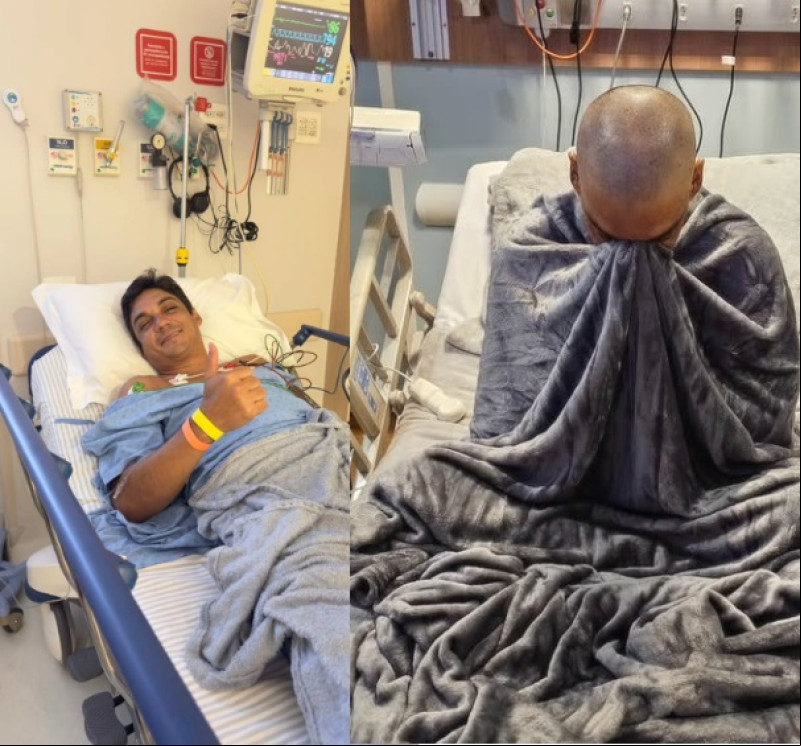 Com leucemia, prefeito de Angical comemora sucesso de transplante: "a medula pegou"