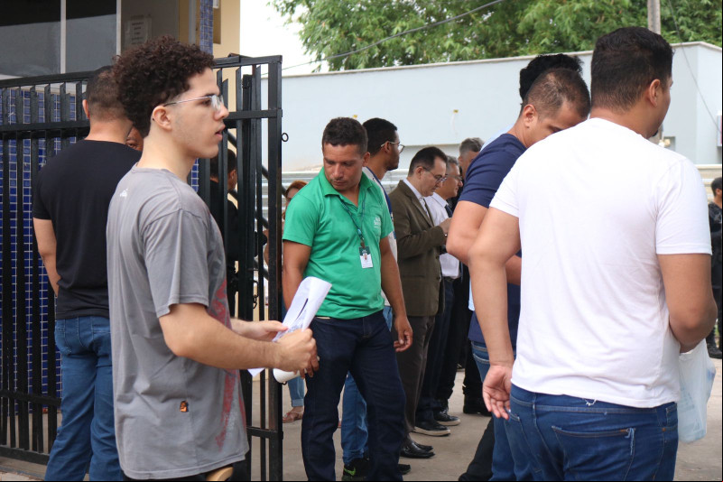 Concurso da Polícia Penal do Piauí: 14 mil inscritos comparecem para prova