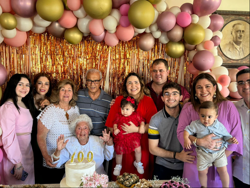 Festa dos 100 anos de Dona Sarah Levy - (Divulgação)