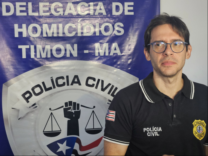 Delegado Otávio Chaves , do Departamento de Homicídios de Timon - (Jailson Soares/O Dia)