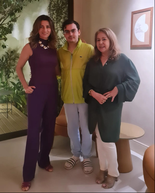 #CasaCorPiauí - Um click dos queridos Lavínia Brandão, Dudu Camargo e Edna Paiva em encontro animado. Chics!!! - (Luciêne Sampaio)