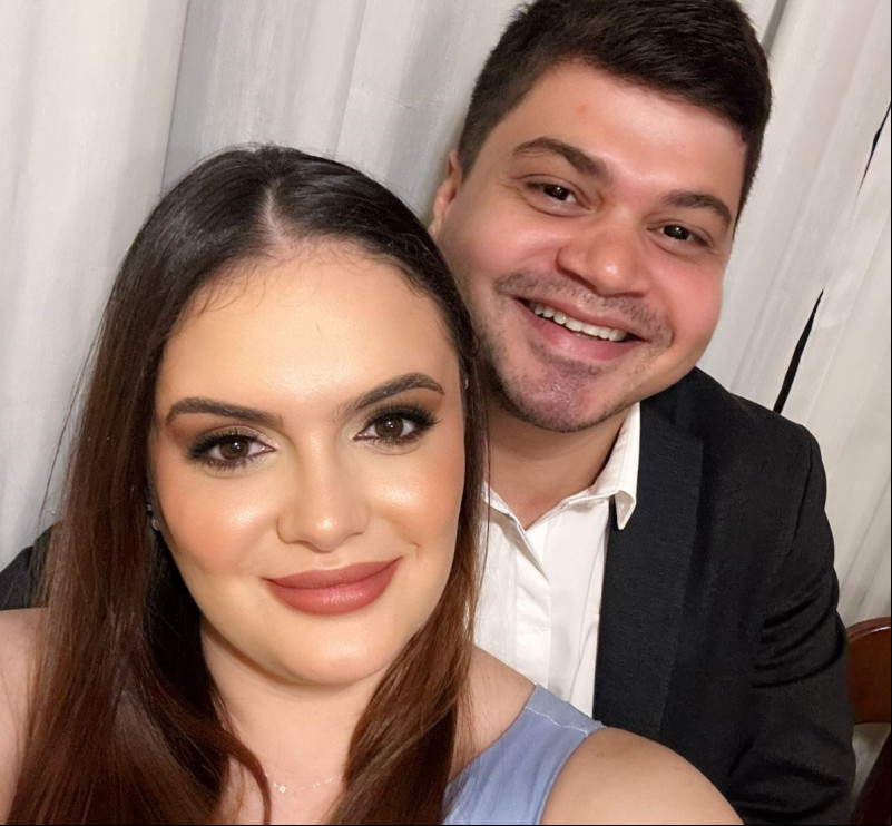 Letícia Falcão e Raionne Rocha está juntos há 15 anos - (Arquivo pessoal)