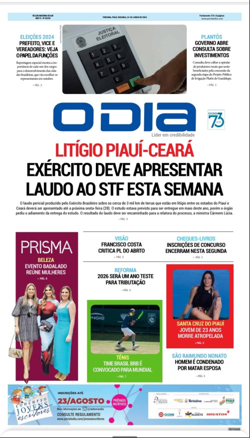 #CAPA - Confira hoje (24) a nossa Coluna PRISMA no Jornal & Portal O DIA e as nossas Redes Sociais - Chis!!!  - (Divulgação)