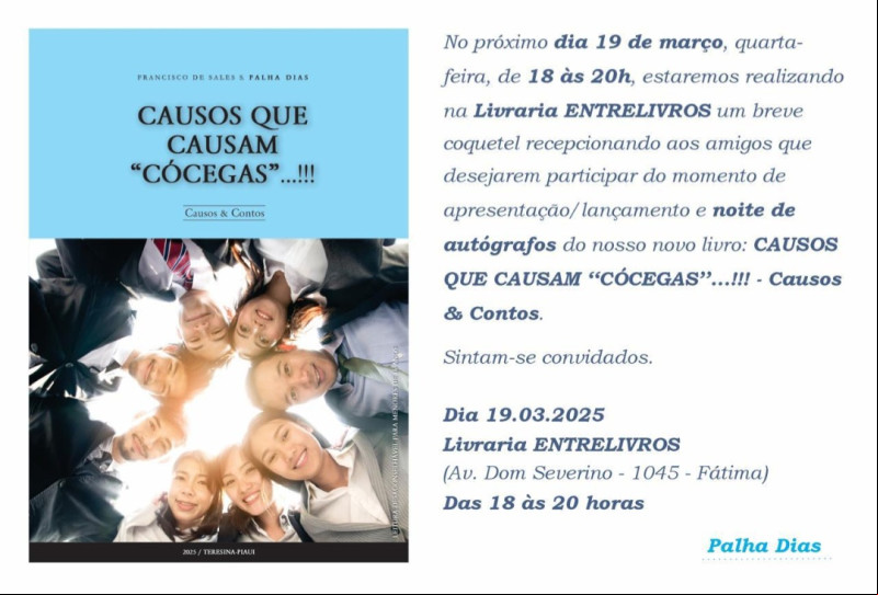 Lançamento de livro - (Divulgação)