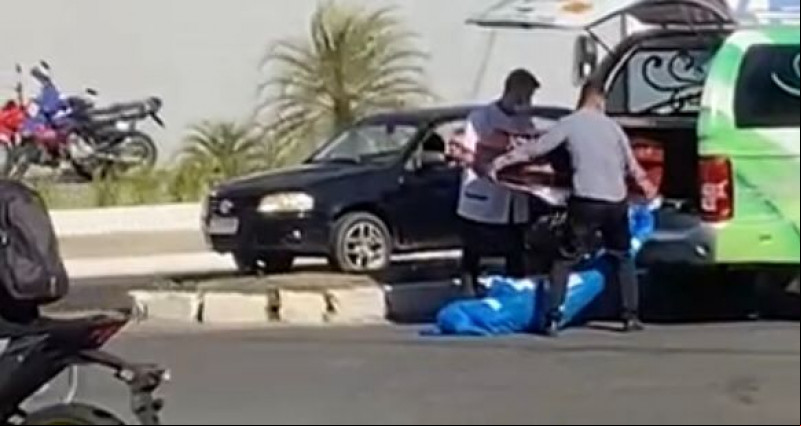 Corpo cai de carro de funerária em avenida na Zona Sul de Teresina; veja vídeo