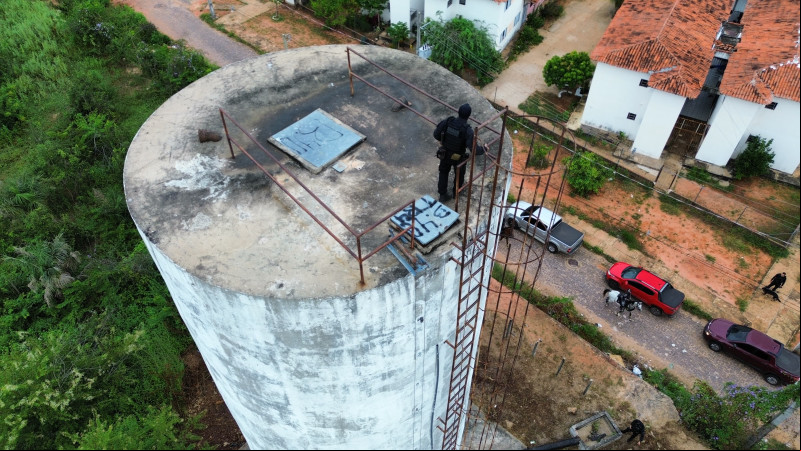 Operação contra grupo criminoso que atuava na região do Torquato Neto, em Teresina - (Divulgação / Polícia Civil - PI)