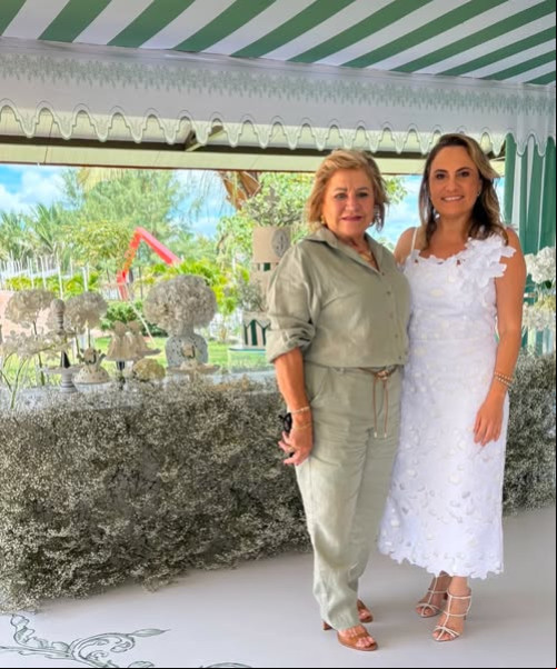 #Batizado - Um click das queridas Zelita Melo com a filha Polyana Melo Albino no Batizado do Joaquim realizado no dia 19/1 em celebração na Fazenda Noroeste. Chics!!! - (Arquivo Pessoal)