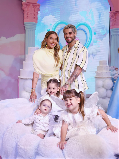 Festa de Maria Alice, filha de Virgínia e Zé Felipe, teve bolo de 2,5 metros; veja detalhes - (Reprodução/Instagram)