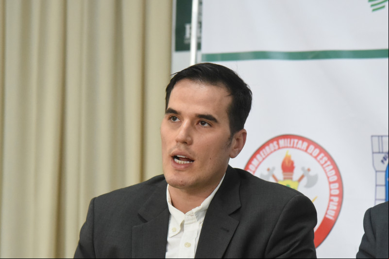 Delegado Matheus Zanatta, superintendente de Operações Integradas da Polícia Civil - (Assis Fernandes/ODIA)