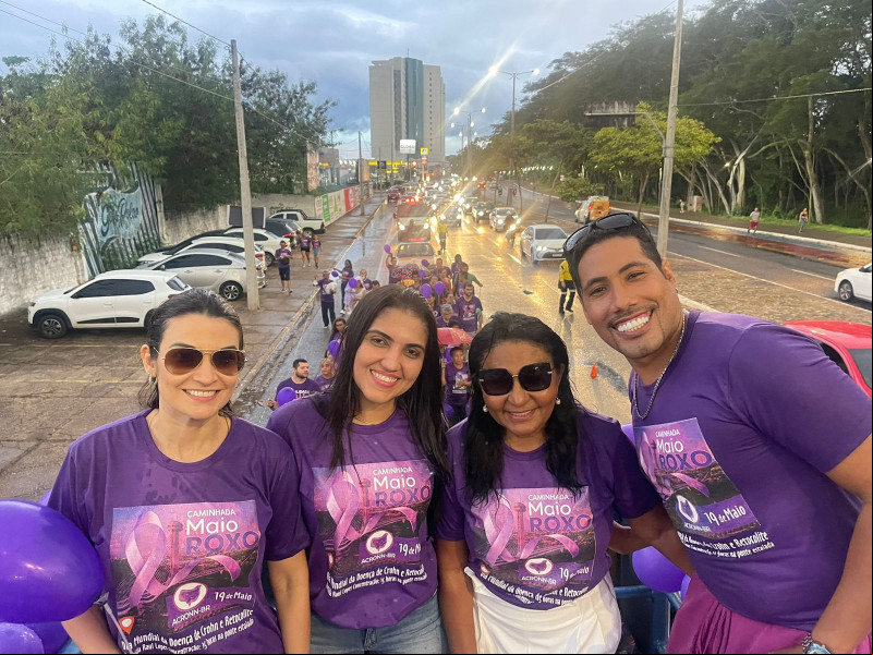 Campanha do Maio Roxo, em Teresina - (Divulgação)