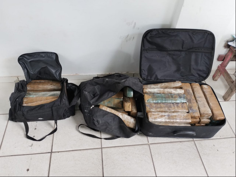 Drogas foram queimadas em Bom Jesus - (Polícia Civil)