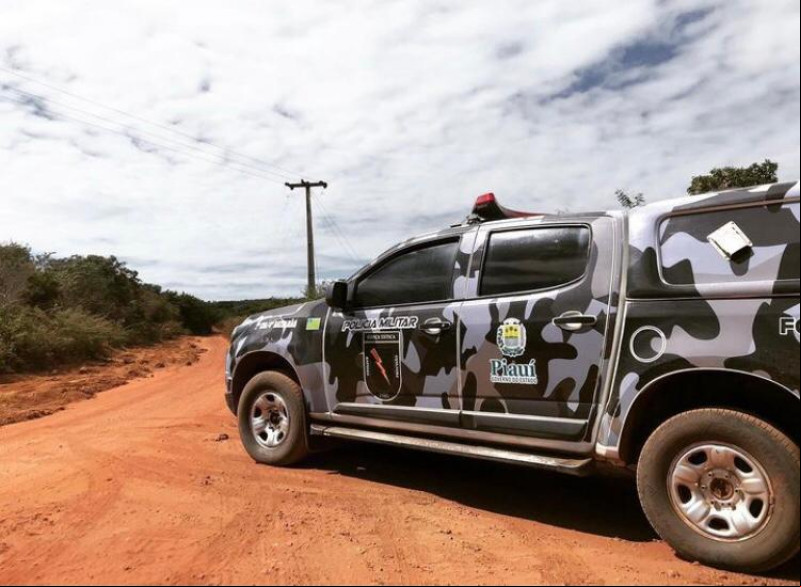 Polícia Militar atendeu a ocorrência na zona rural de Pedro II. - (Divulgação/PM)
