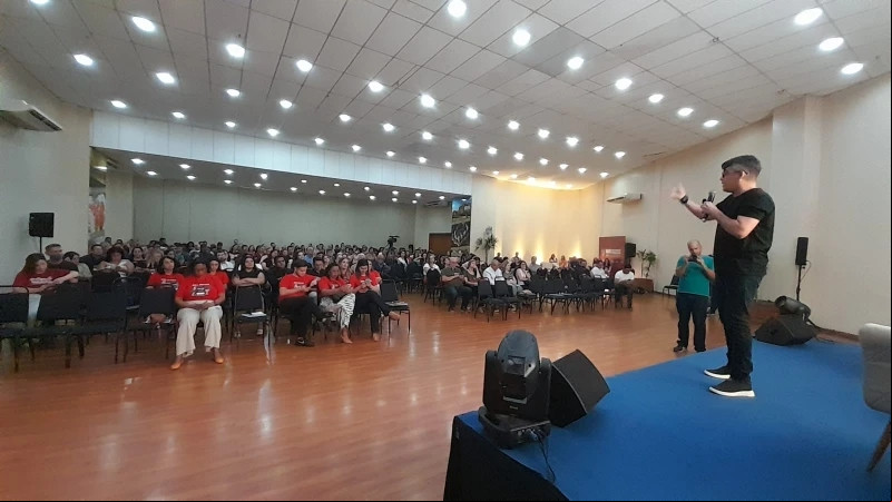 Marcus Linhares durante a primeira edição do Summit - (Assis Fernandes/O Dia)