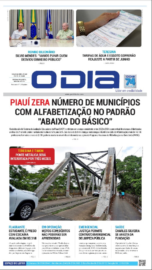 Confira os principais destaques do Jornal O Dia desta sexta-feira (30)